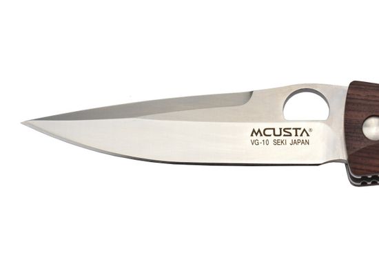 Складной нож Mcusta Elit Tactility MC-0122R c клинком из стали VG-10, рукоять дерево (Палисандр)