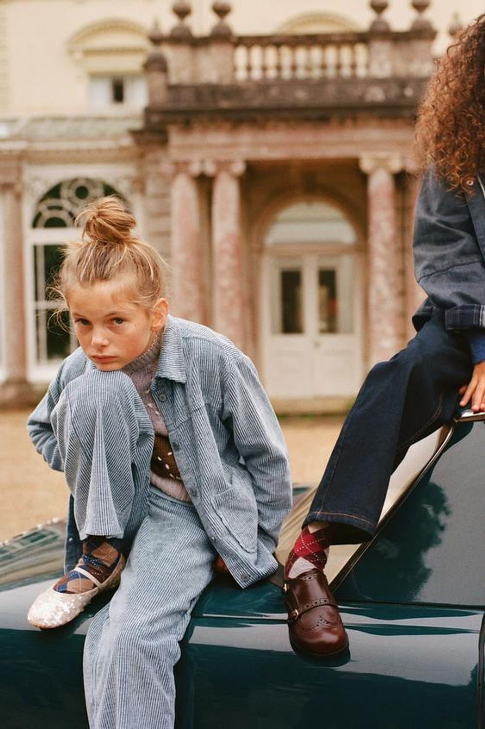 ZARA КУРТКА-РУБАШКА ИЗ ВЕЛЬВЕТА С ЭФФЕКТОМ ПОТЕРТОСТИ, СИНИЙ