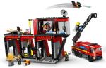 LEGO City 60414 «Пожарная станция с пожарной машиной» — дежурство и вызовы