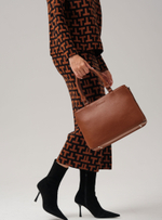 Кожаная сумка Deboro 30640 фундук