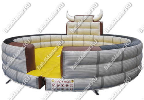 Надувной батут для аттракциона Родео "Рога и копыта", 5*5*3 м