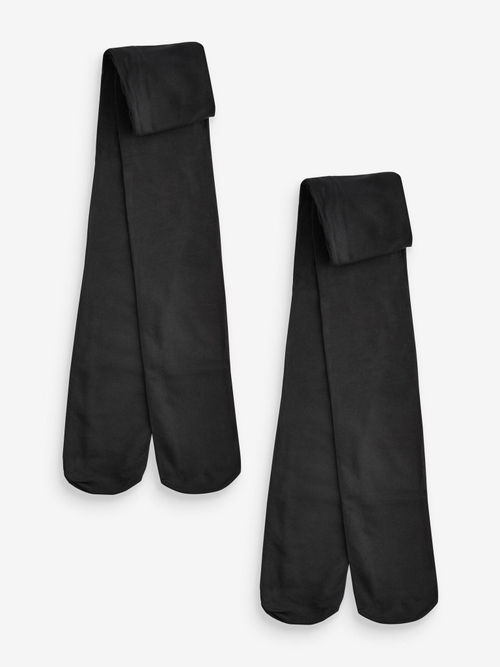 Колготки школьные для девочки Next Q84-618, 2 шт., Черный, 80 ден