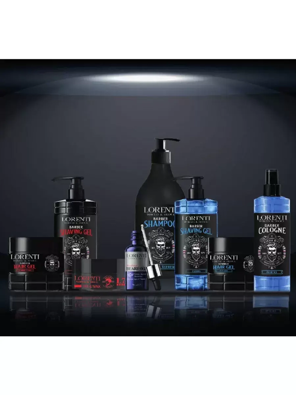 LORENTI MEN Шампунь против выпадения волос "KERATIN" 1000мл