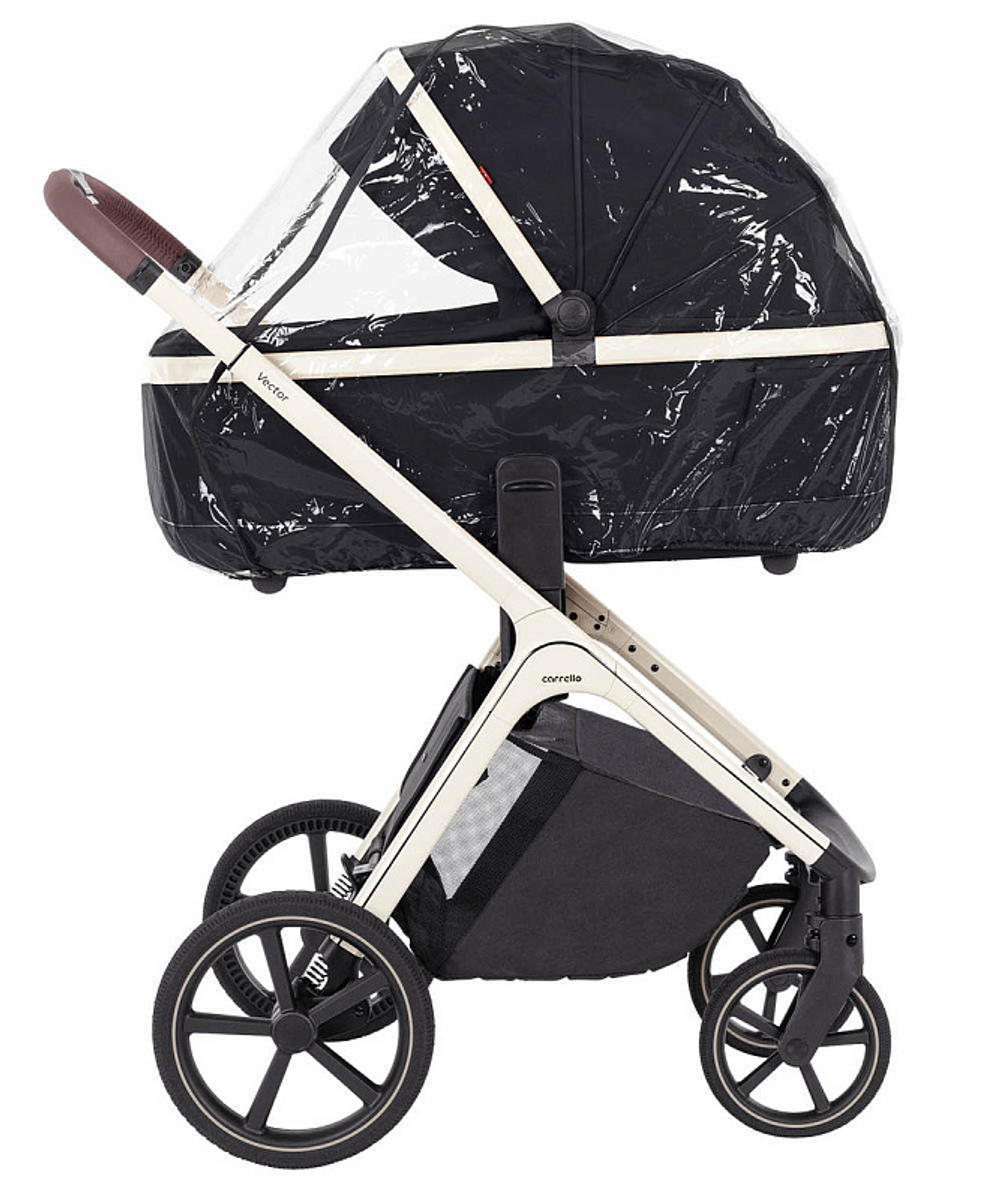 Коляска Carrello Vector CRL-6550 и автокресло Cybex Cloud G i-Size Magic Black 3 в 1 Pearl Black