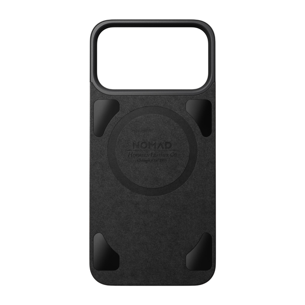 Кожаная накладка MagSafe Nomad Horween Magnetic Leather Back для iPhone 17 Pro Max Гибридная накладка на заднюю панель из натуральной кожи Horween