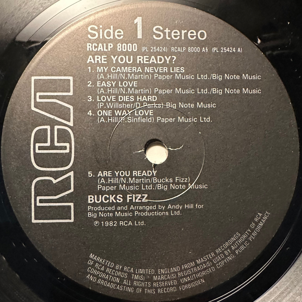 Bucks Fizz - Are You Ready? (Европа 1982г.)