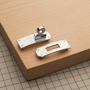 Оснастка для браслета HERMES, цвет серебро (цинковый сплав с гальваникой)