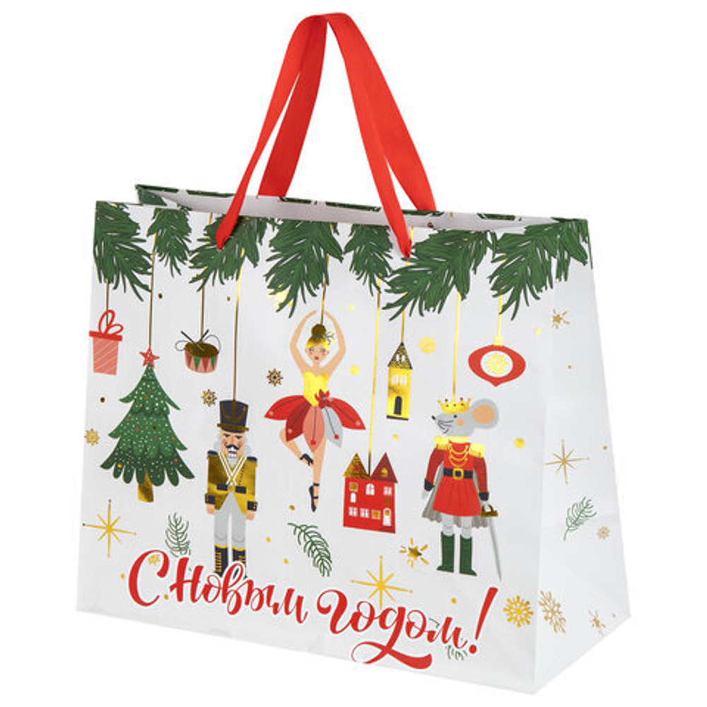 Сумка лам. 26*32*13см Winter Wonderland ассорти 1шт