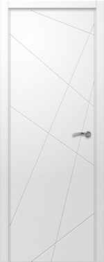 Дверь влагостойкая пластиковая KAPELLI multicolor Ф7А RAL 9016 Белый + коробка