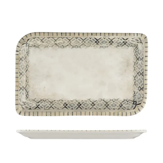 Блюдо прямоугольное 30*17,5 см h1,8 см Rug By Bone Innovation [bb] [6]