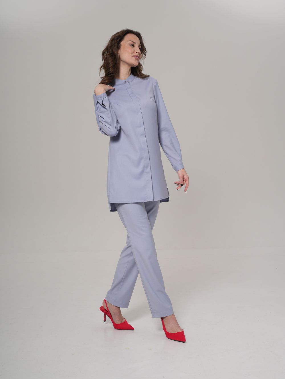 Блуза медицинская женская | Бл-1021/2 б статус премиум