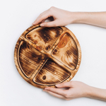 Деревянная менажница из кедра для подачи блюд и закусок