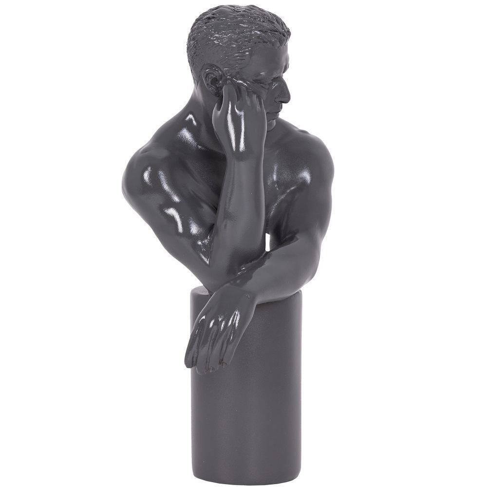 Статуэтка Мыслитель Серый