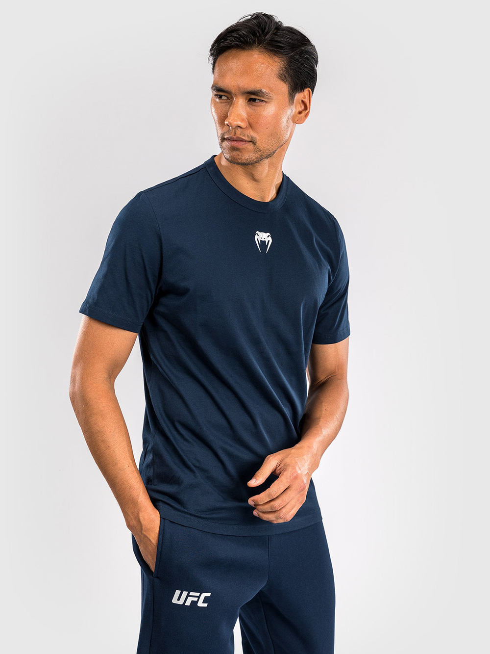 Футболка UFC Fusion by Venum Fight Week Plain Version Navy Blue