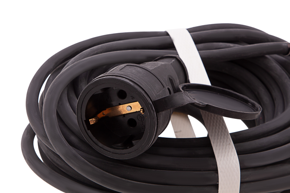 Удлинитель силовой 10 м, 16 А, тип УХз16, КГ 3 x 1.5 мм, 1 розетка, Сибртех