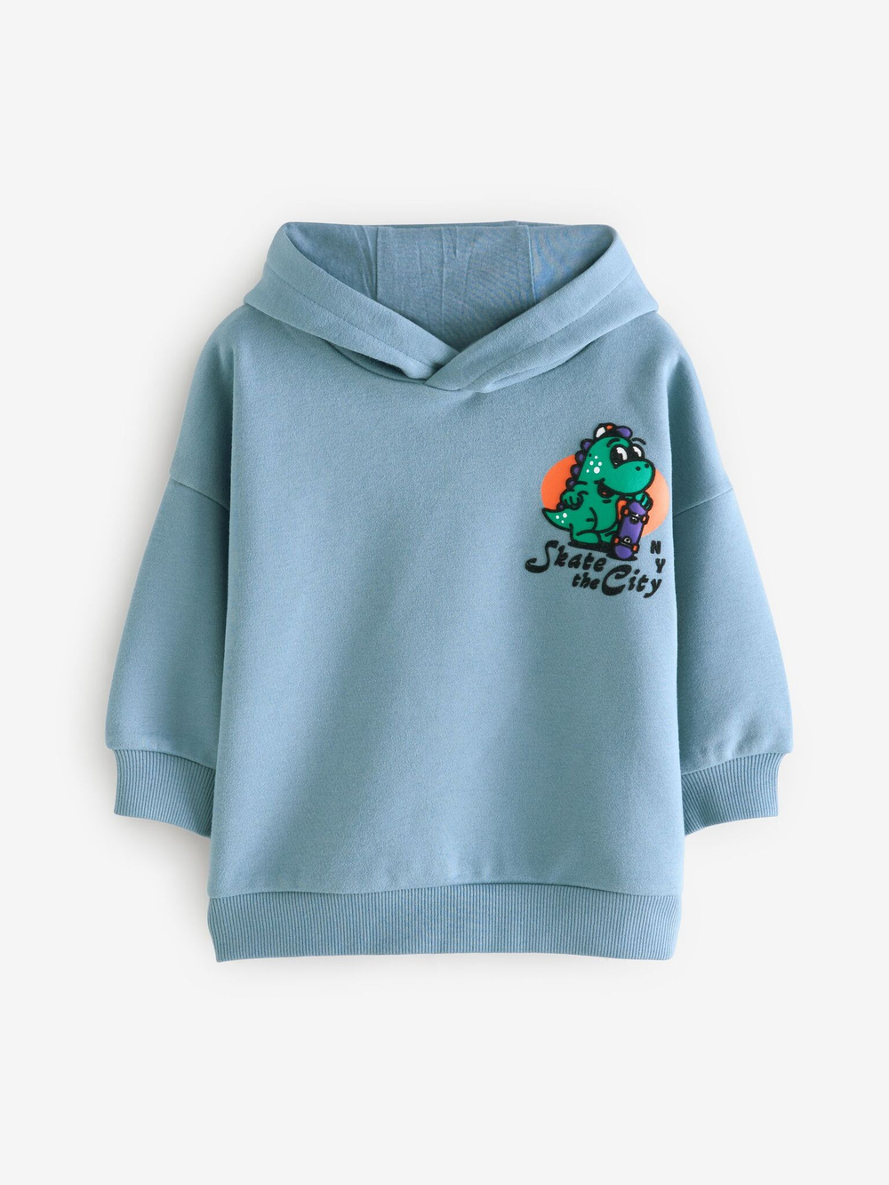 Толстовка с капюшоном для мальчика Next B68-038, Светло-бирюзовый