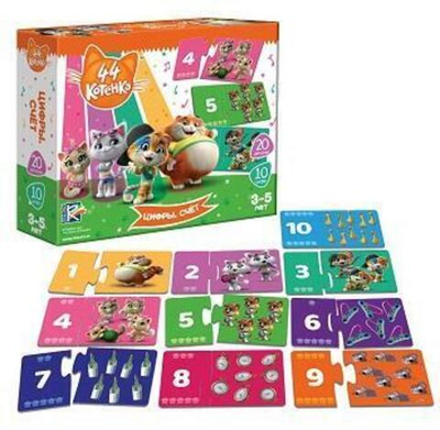 Игра настольная 44 Котенка "Цифры. Счет"