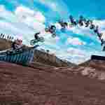 Надувная подушка «LandBag» для байк-прыжков и трюков, 8×8×3,5 м