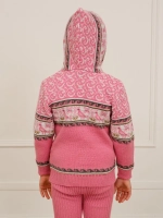 Кофта вязаная с капюшоном