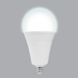 LED-A140-55W-4000K-E27-FR-NR Лампа светодиодная. Форма A. матовая. Серия Norma. Белый свет 4000K. Картон. ТМ Volpe
