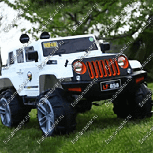Детский электромобиль "Jeep LT 658" белый, стандартная комплектация