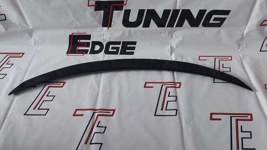 Лип спойлер багажника Hyundai Solaris (черный глянец)