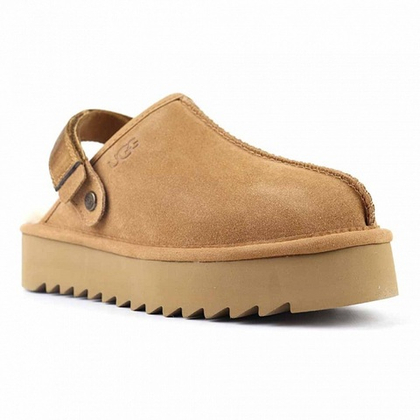 UGG Goldenstar Clog Platform Chestnut