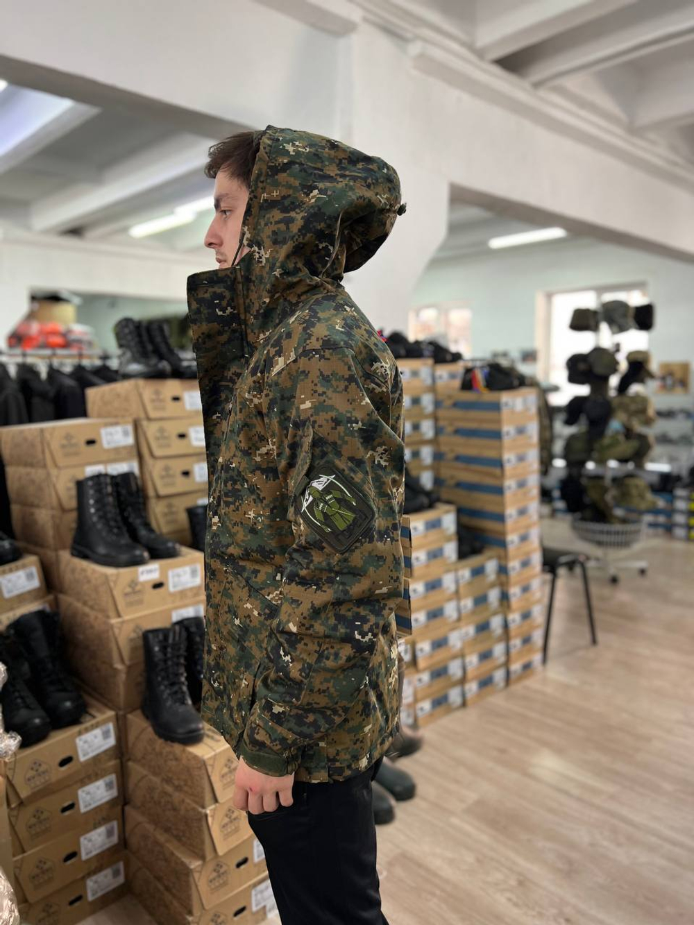 Куртка зимняя / коричневый марпат