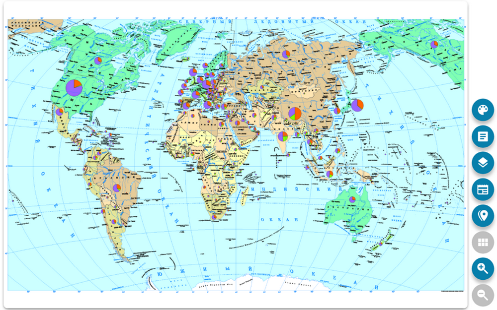 Интерактивное пособие "Экономическая и социальная география зарубежных стран. 10 класс"