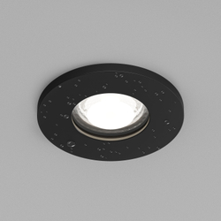 DK2036-BK Встраиваемый светильник влагозащ., IP 44, до 15 Вт, GU10, LED, черный, алюминий