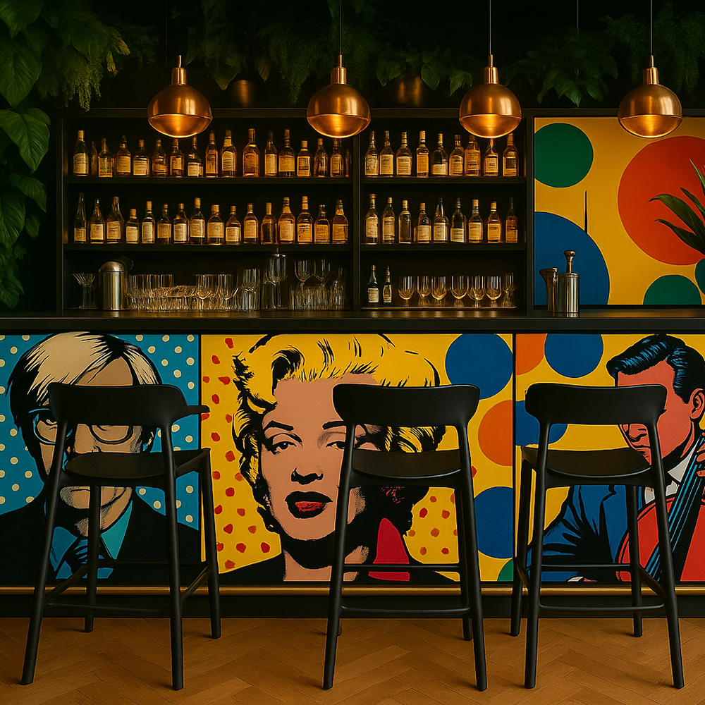 Комплект из 2-х стульев полубарных Forma, чёрный