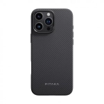 Накладка Pitaka для iPhone 16 Pro Max Military-Grade Protective Case, Black/Gray (KI1601PMPA)