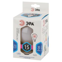 Лампа светодиодная ЭРА STD LED G95-15W-4000K-E27 15Вт шар нейтральный белый свет Е27 | Лампы cветодиодные Шар (G/P)