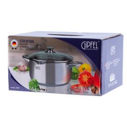 Кастрюля из нержавеющей стали Gipfel Cocktail 1248 20 см/2,5 л