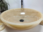 Раковина из оникса Bowl Yellow Big BO-61070 50*50*17