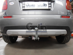 Фаркоп оцинкованный Galia F109A для Suzuki SX4 хетчбек 5 дверей 2006-2013 2WD/4WD, FIAT Sedici 2006-2014(паспорт и сертификат в комплекте)(без электрики)