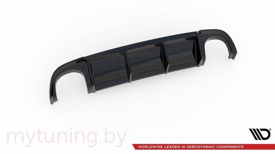 Диффузор бампера заднего для AUDI RS4 B7 Sedan (06-08)