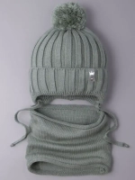 Шапка для девочек осенняя и снуд