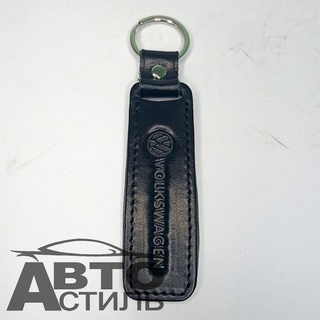 Брелок для ключей Кожа  ФОЛЬКСВАГЕН VOLKSWAGEN  (Плоский)