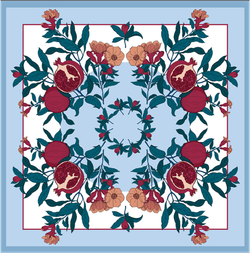 Платок двойной печати 64x64 см AV-AM50201