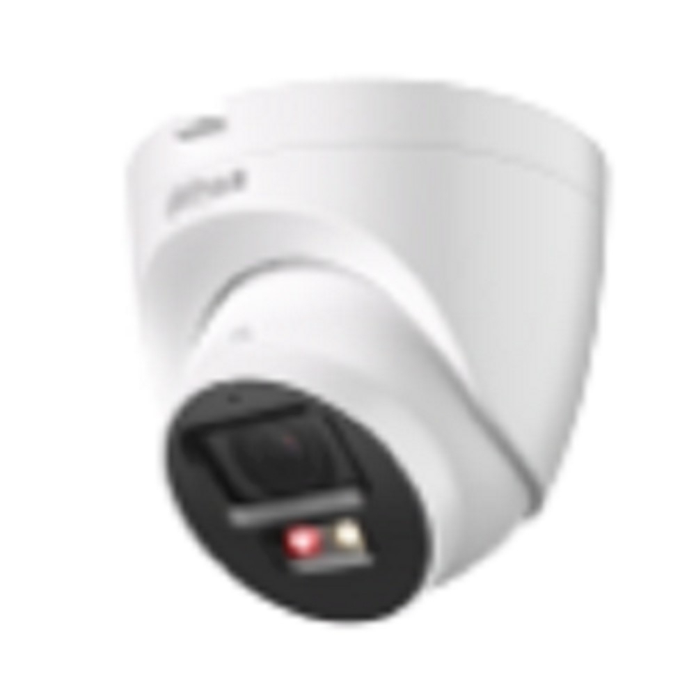 DAHUA DH-IPC-HDW2249TP-S-PV-0280B Уличная турельная IP-видеокамера SmartDualLight 2Мп, 1/2.8” CMOS, объектив 2.8мм, видеоаналитика, микрофон+динамик, ИК 30м, LED 30м, IP67, металл