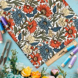 Ткань Ниагара Софт сказочная цветочная мелодия