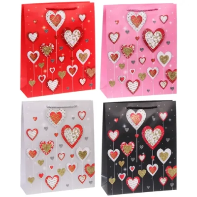 Пакет подарочный «Самой любимой» 26*32*10 см, микс