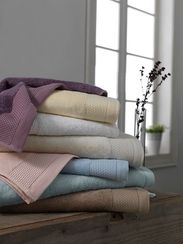 BAMBU бежевый бамбуковое махровое полотенце Soft Cotton  Турция