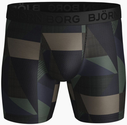 Мужские спортивные боксеры Björn Borg Shorts Per BB Textured Block 3P - разноцветный