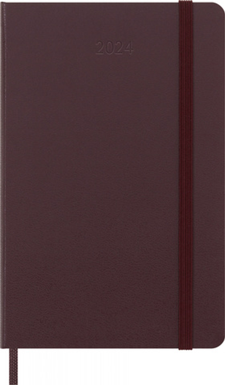 Еженедельник Moleskine Classic WKNT Pocket 90x140мм 144стр линейка бордовый (DHF1012WN2Y24)
