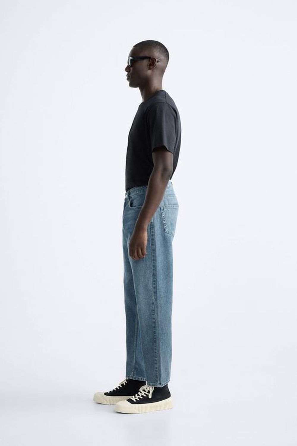 ZARA ДЖИНСЫ SLIM FIT, ЗЕЛЕНОВАТО-СИНИЙ