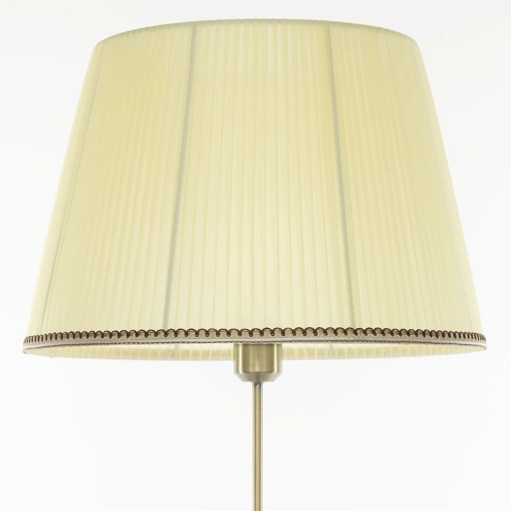 Citilux Линц CL402983 Торшер бронза с кремовым абажуром