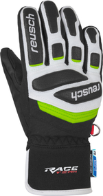 REUSCH перчатки горнолыжные юниорские  4871244 Prime Race R-TEX® XT Junior цв.747 black/white/neon green