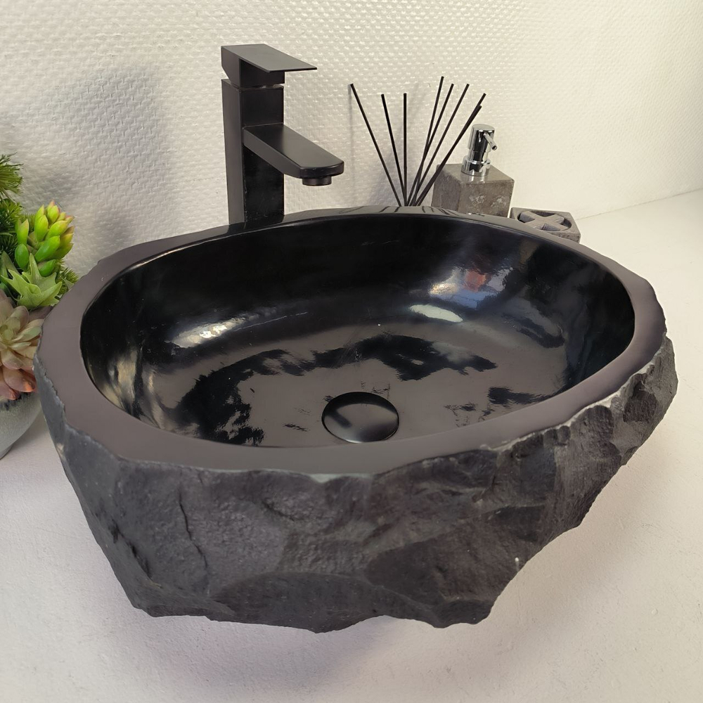 Раковина из андезита Erozy Black EA-65565 49*38*15 0039